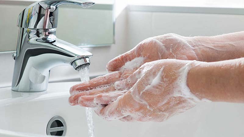 6 bước rửa tay 